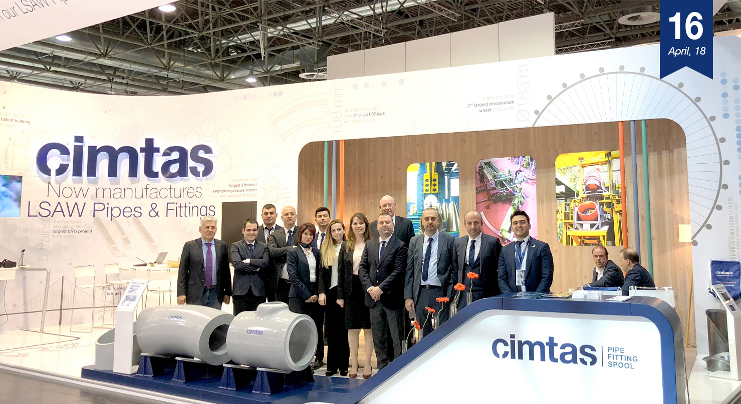 Cimtas Pipe Booth @ TUBE<sup>®</sup> Dusseldorf 2018